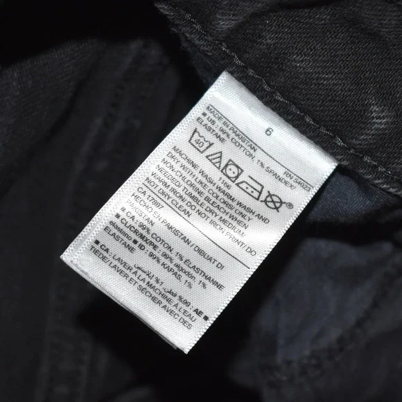 Old Navy Flare Extra High Rise Black Jeans - Picture 3 of 4